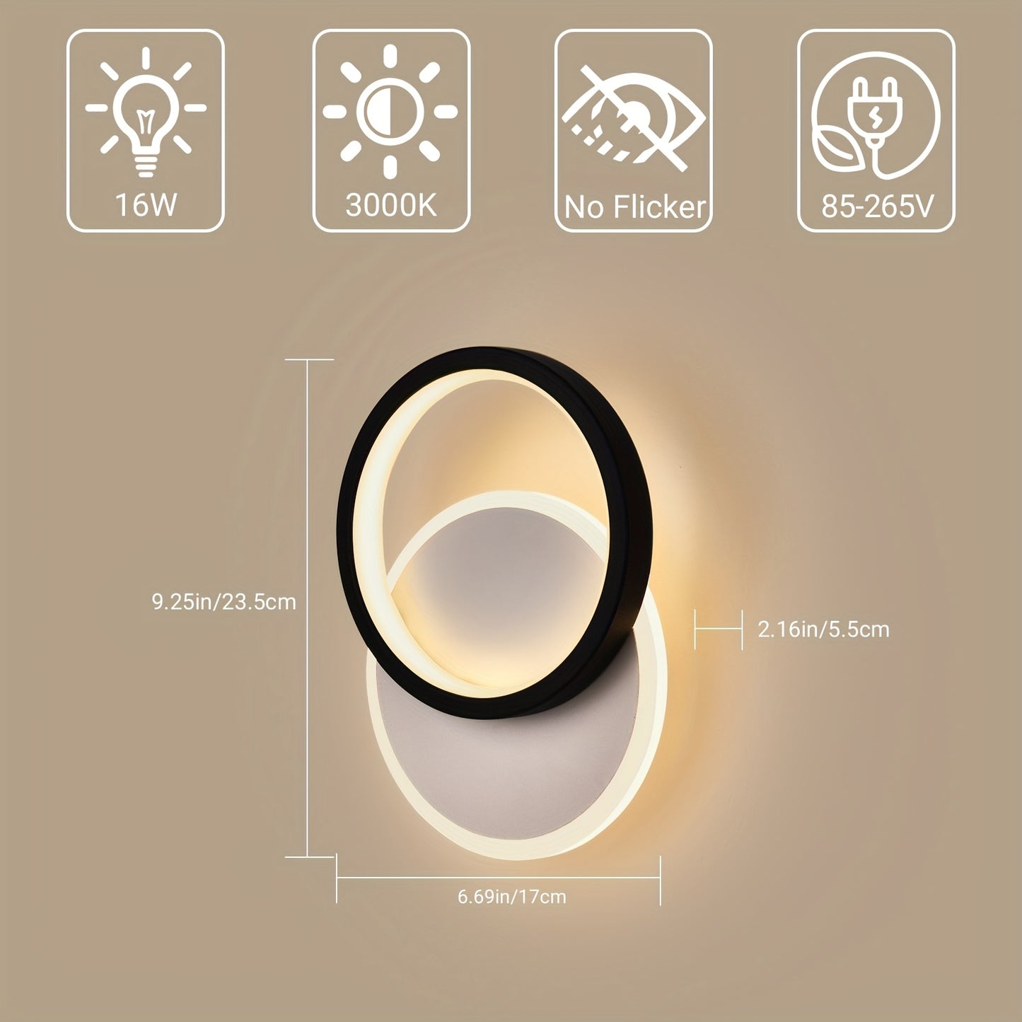 Modern Minimalist Bedside Wall Lamp