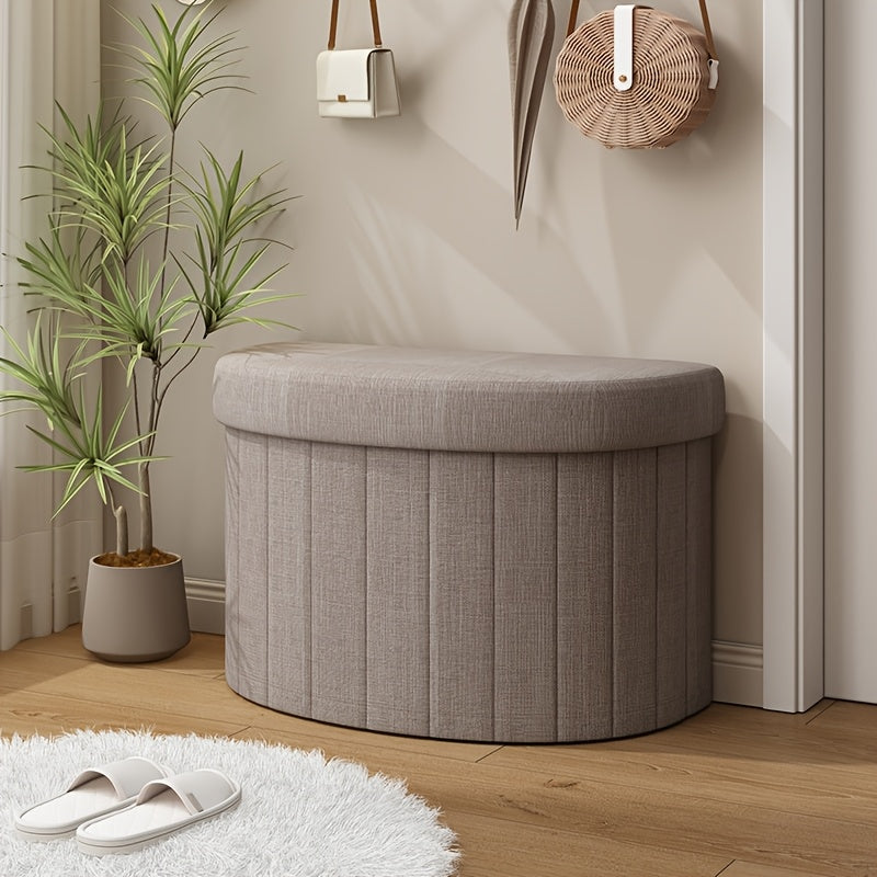 Contemporary Semi-Circular Storage Seat