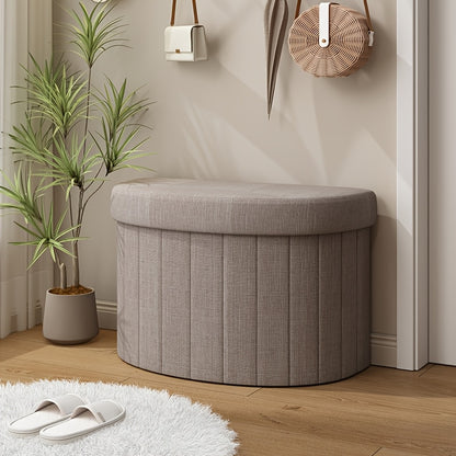 Contemporary Semi-Circular Storage Seat