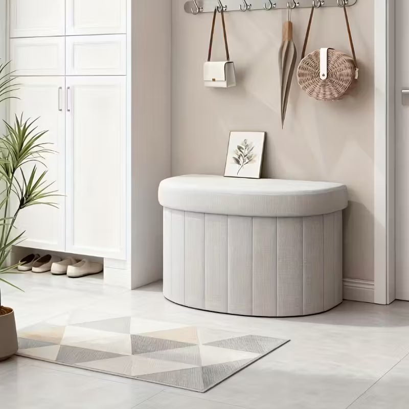 Contemporary Semi-Circular Storage Seat