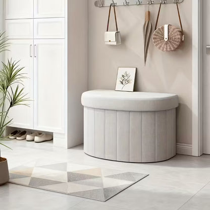 Contemporary Semi-Circular Storage Seat