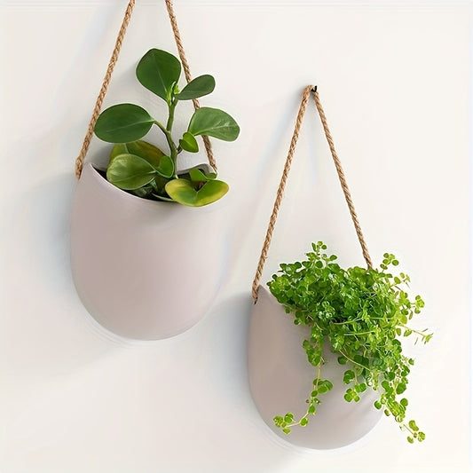 Modern Wall-Mounted Plant Vase 2 pcs