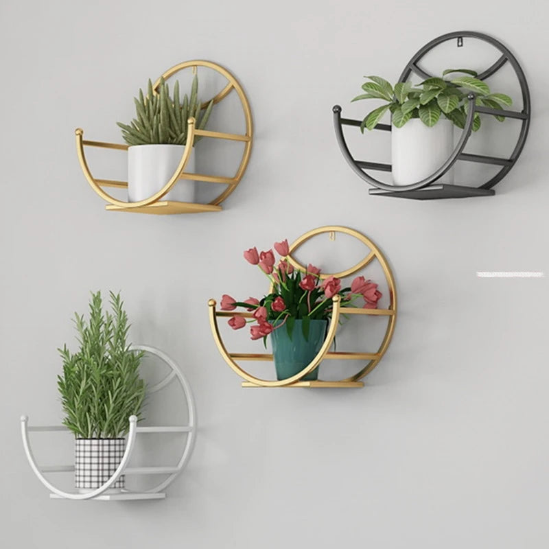 Wall-mounted Flower Pot Stand