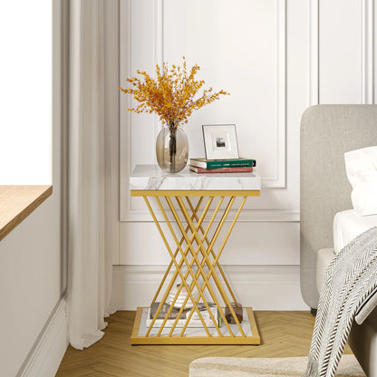 Tribesigns Elegant Square Side Table
