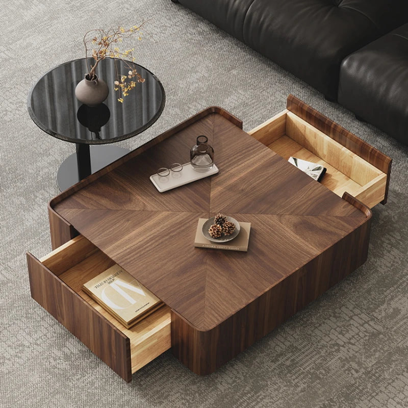 Aesthetic Luxury Wooden Coffee Table