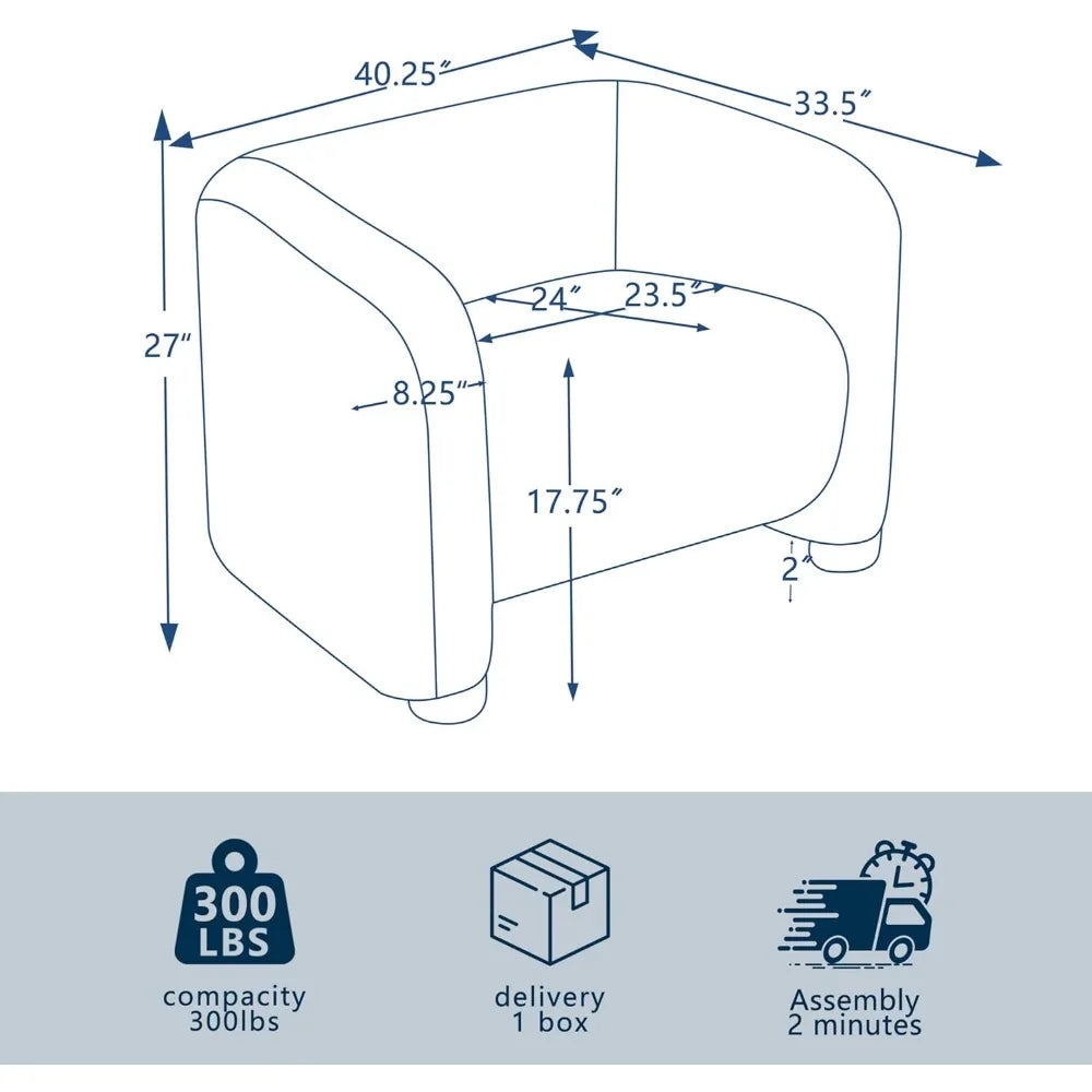 Modern Cozy Accent Chair