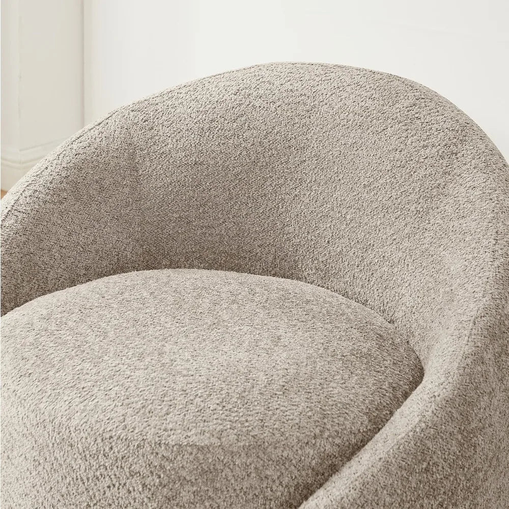 Modern Swivel Barrel Chair