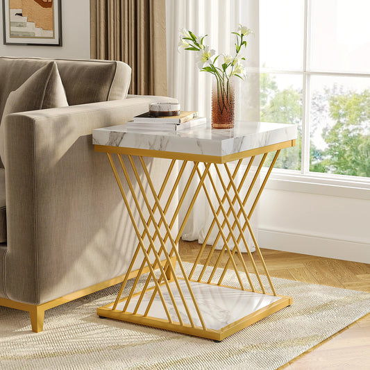 Tribesigns Elegant Square Side Table