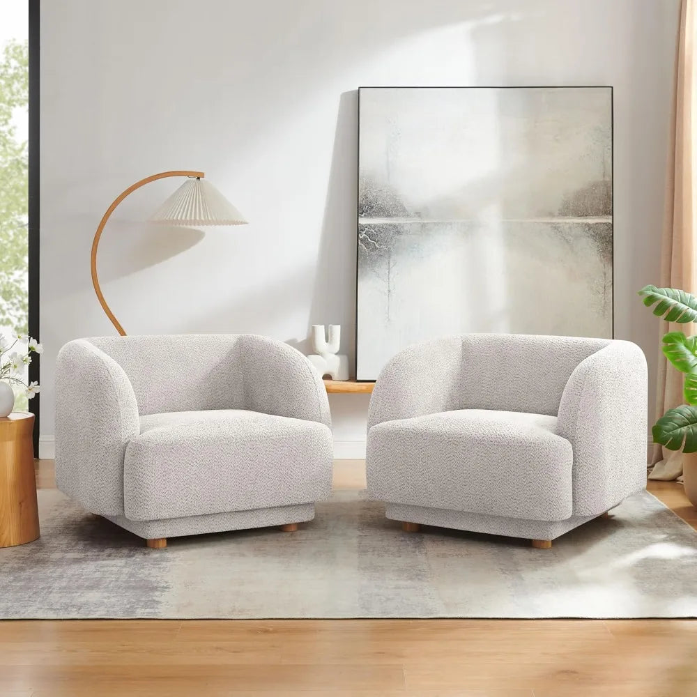 Modern Comfy Accent Barrel Chair