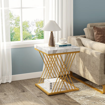 Tribesigns Elegant Square Side Table