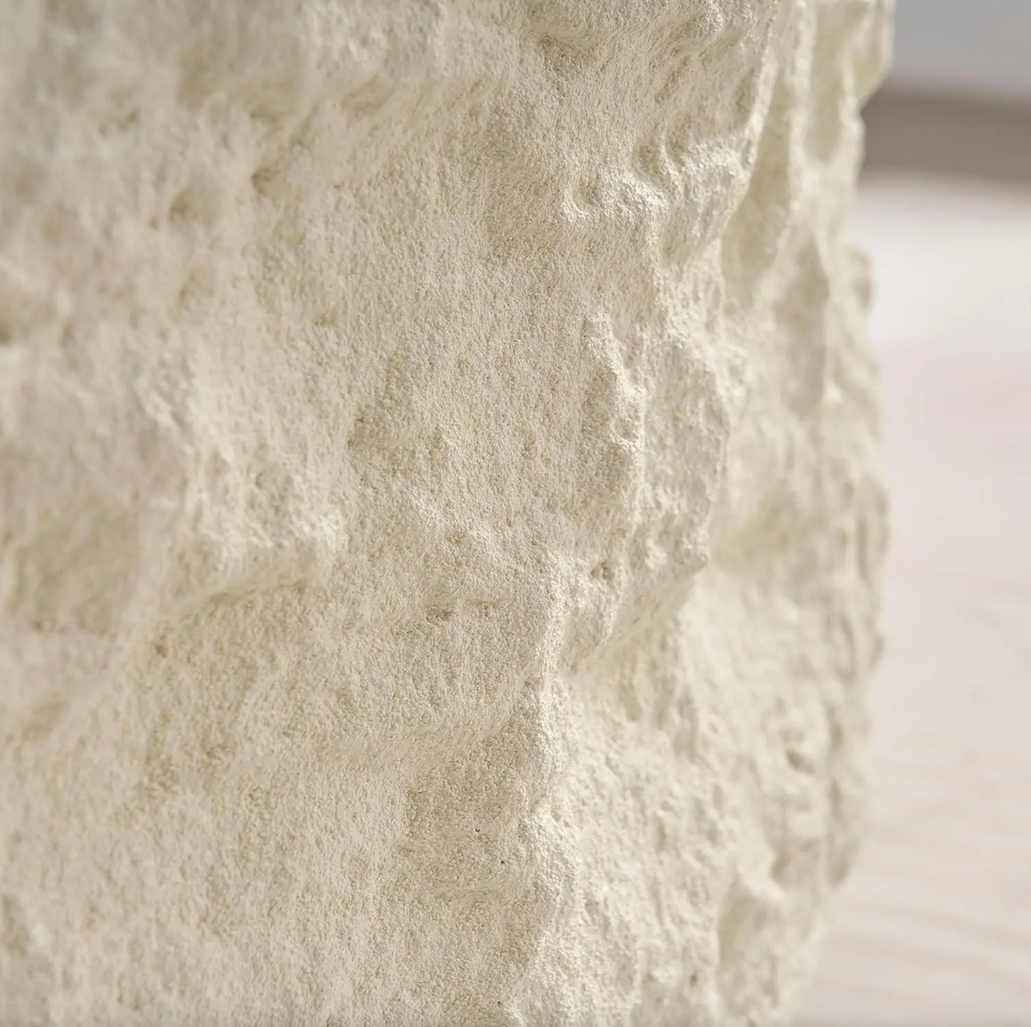 Cement Stone Pattern Round Coffee Table