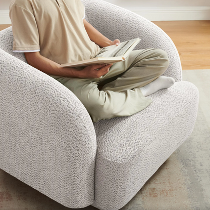 Modern Comfy Accent Barrel Chair