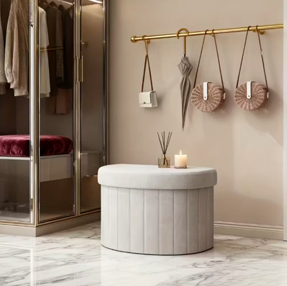 Contemporary Semi-Circular Storage Seat