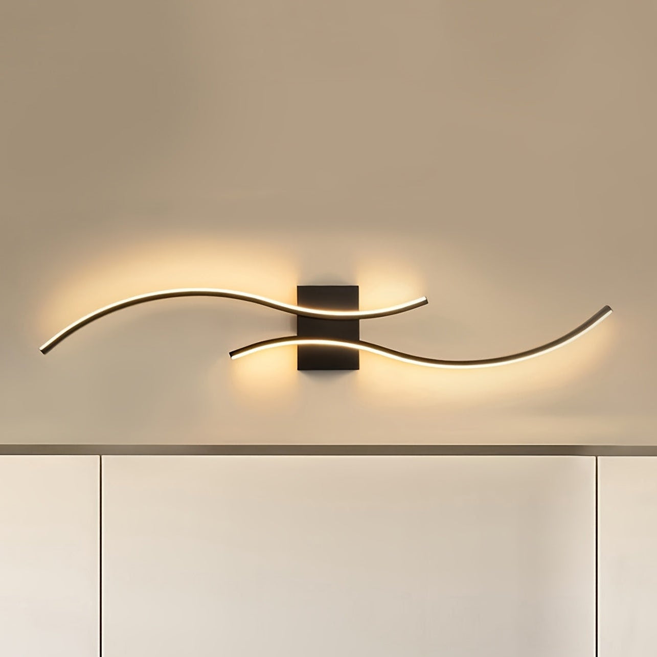 Stylish Waves LED Wall Lamp